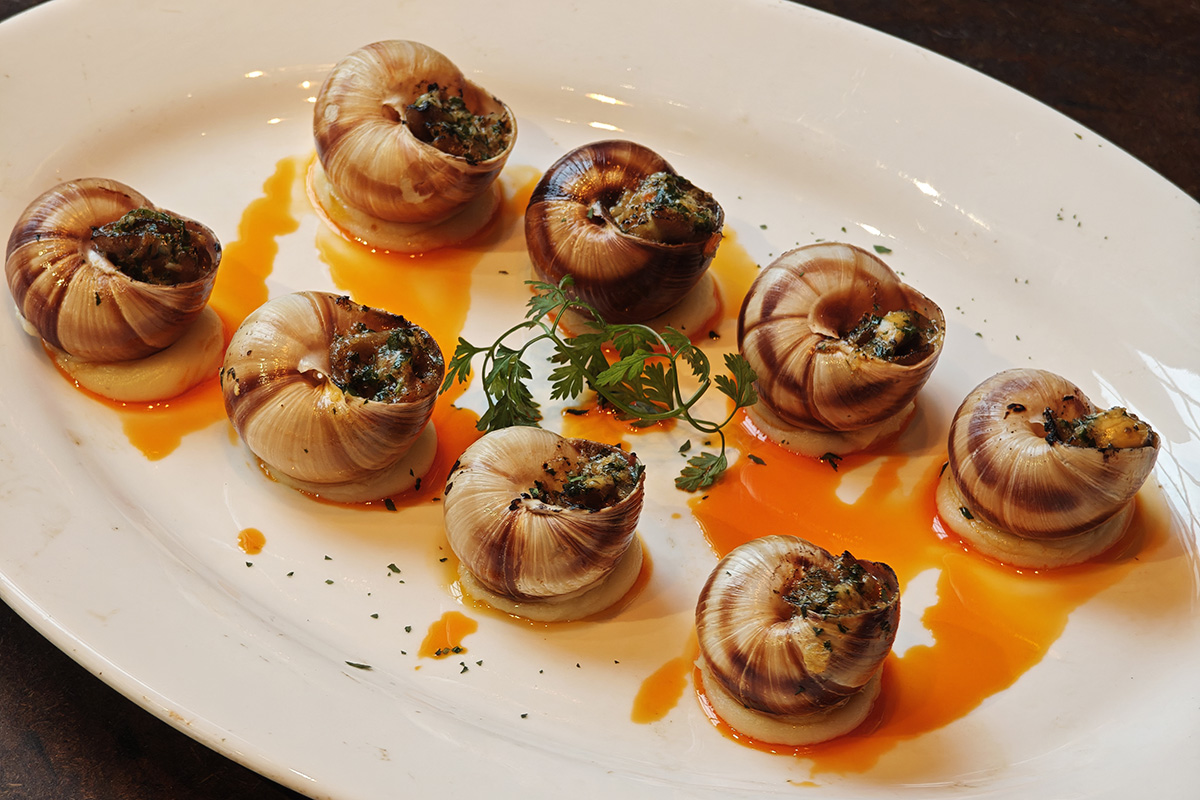 Baked Snails in French Style