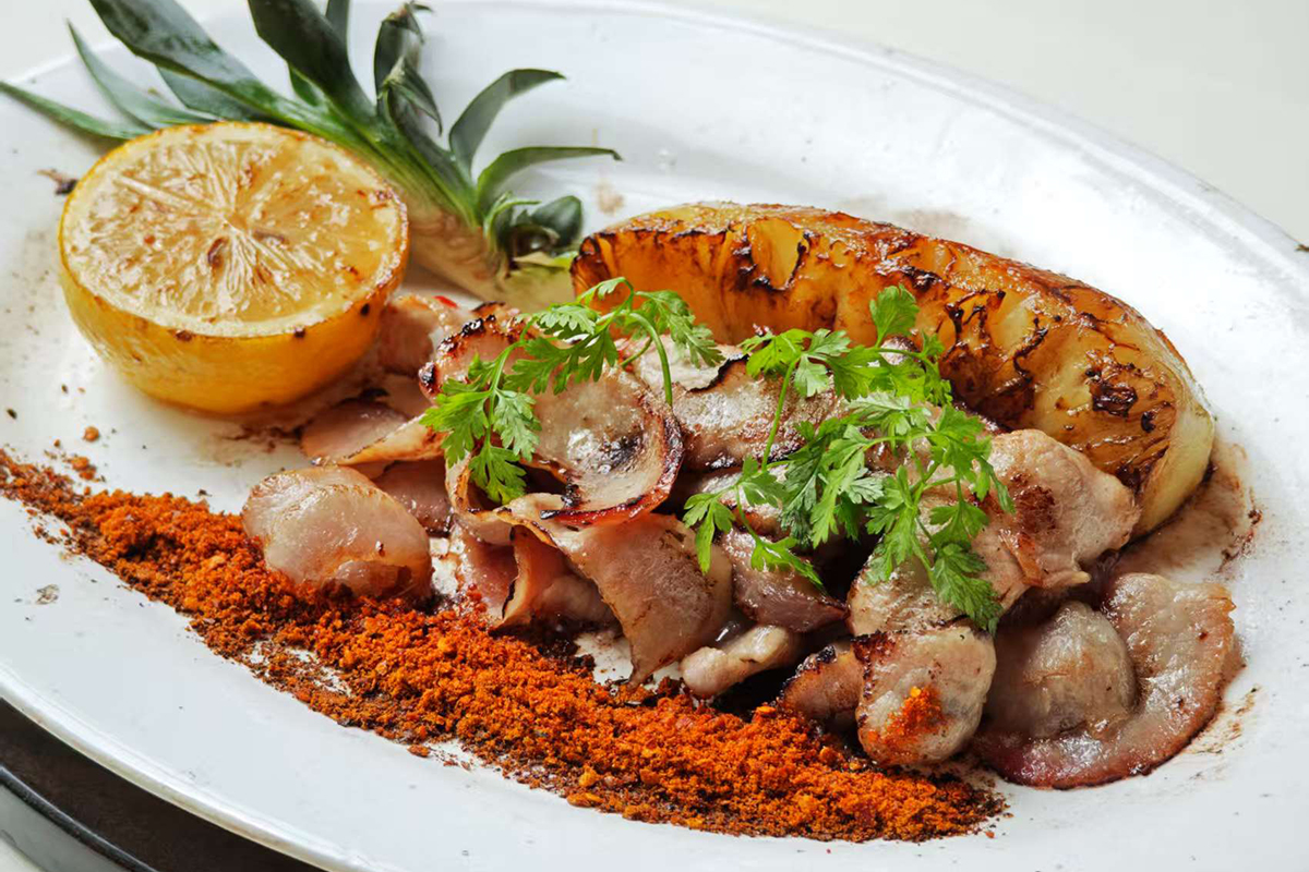 Charcoal Grilled Iberian Matsusaka