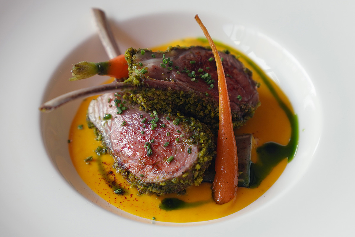 Lamb Chop with Pistachio