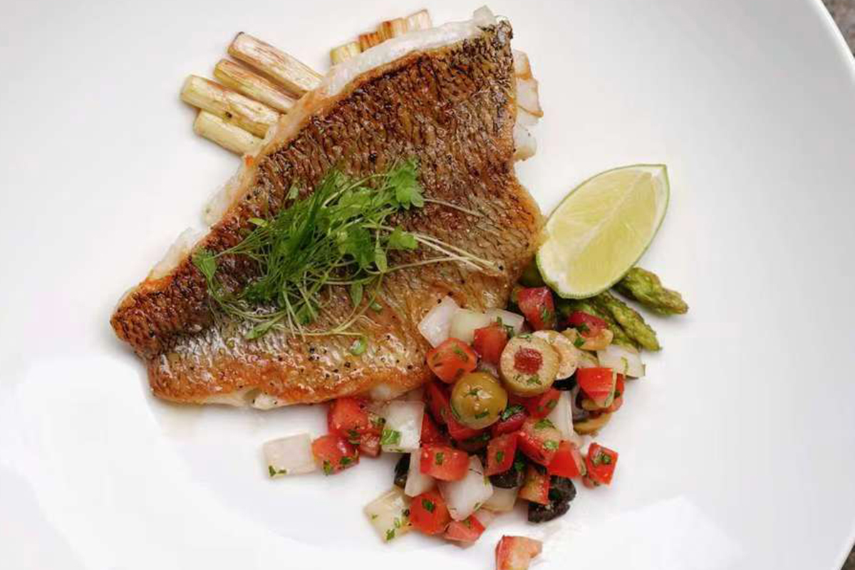 Pan-Fried Sea Bass with Butter