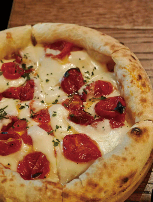 Fresh baked pizza