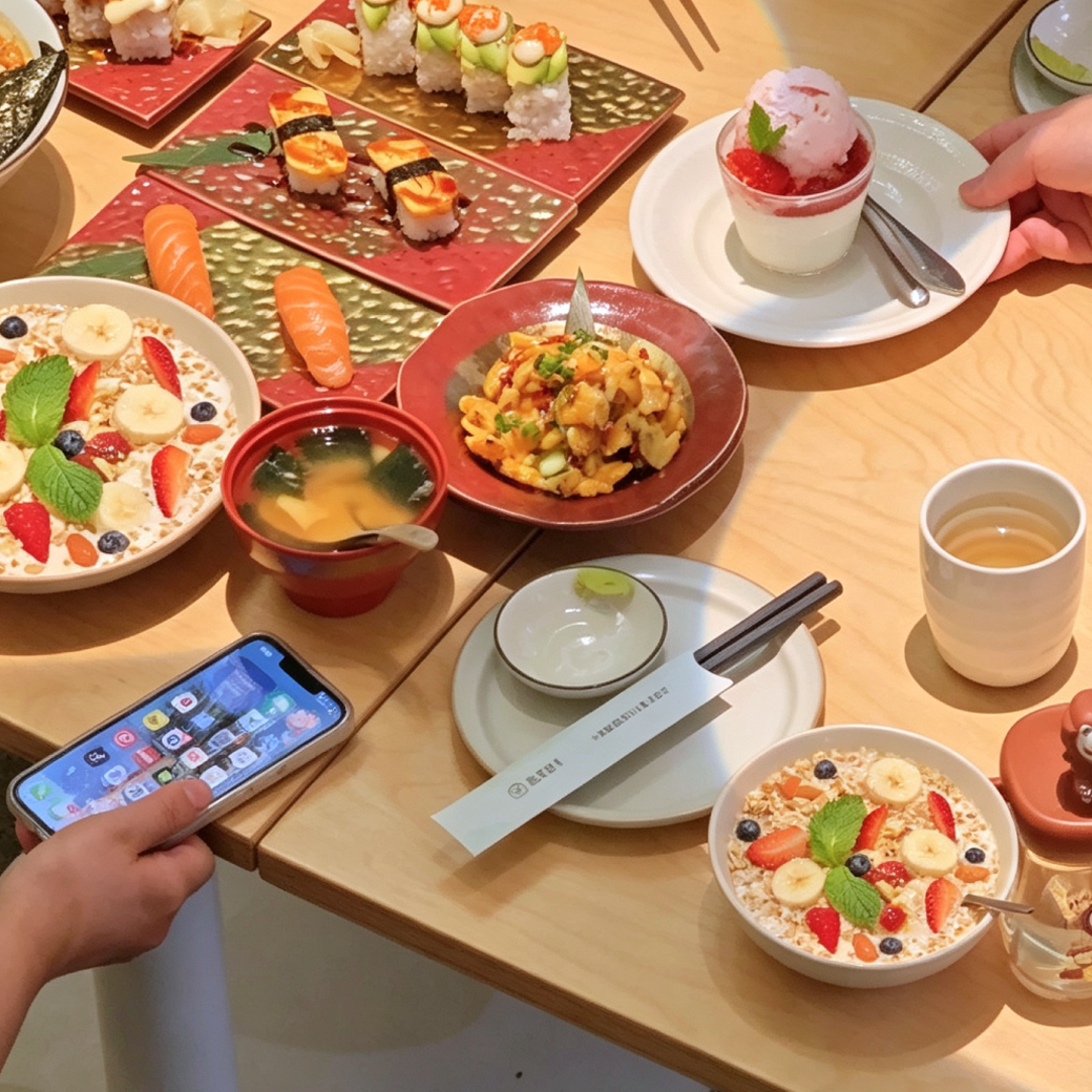 A healthy japanese spread